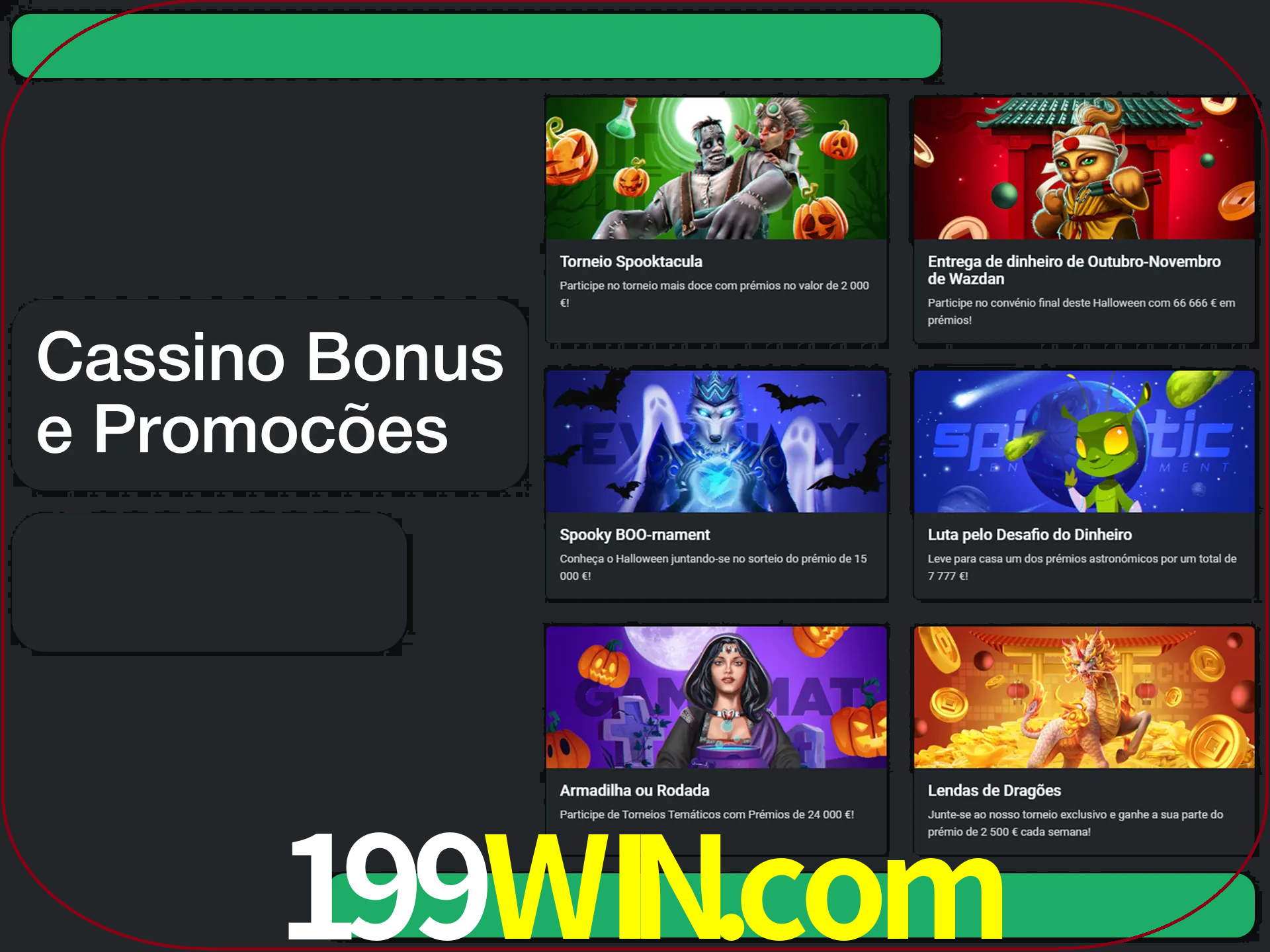 Verifique se há novos bônus de cassino para reivindicar.